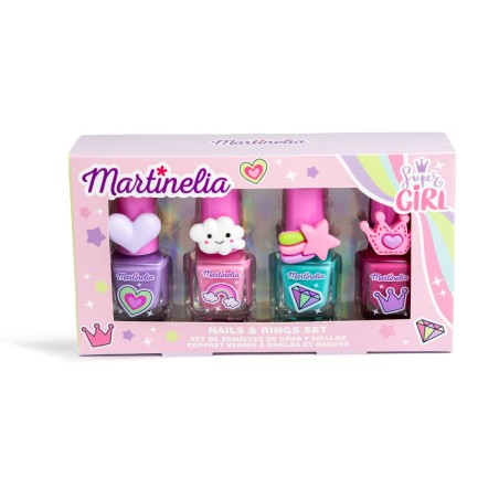 1020 Set Esmalte Uñas y Anillos Super Girl