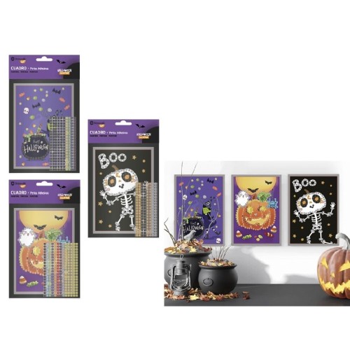 1054 Cuadro decorado con perlas