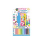 1063 Set de Plastilinas Neon-Pastel con Molde