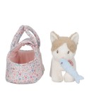 1080 Peluche Gatito Marley con Bolsa Floral
