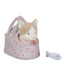1081 Peluche Gatito Marley con Bolsa Floral