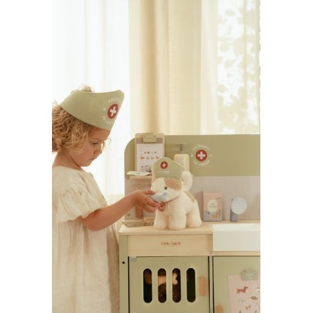 1084 Peluche Gatito Marley con Bolsa Floral