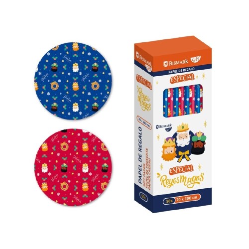 1129 Papel de Regalo Reyes Magos 70x200 cm