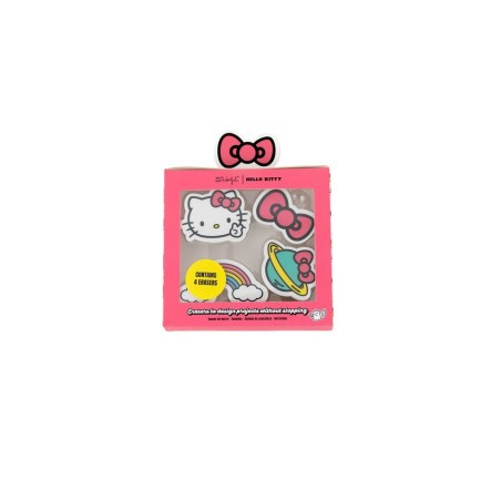 1166 Set de 4 gomas de borrar Hello Kitty