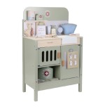 1201 Clínica veterinaria de madera para niños