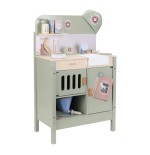 1202 Clínica veterinaria de madera para niños