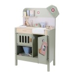 1204 Clínica veterinaria de madera para niños