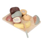 1213 Juego de frutas de madera para cortar