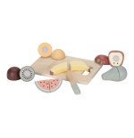 1215 Juego de frutas de madera para cortar