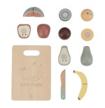 1216 Juego de frutas de madera para cortar