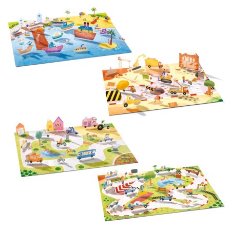 1237 Pegatinas reposicionables Vehículos