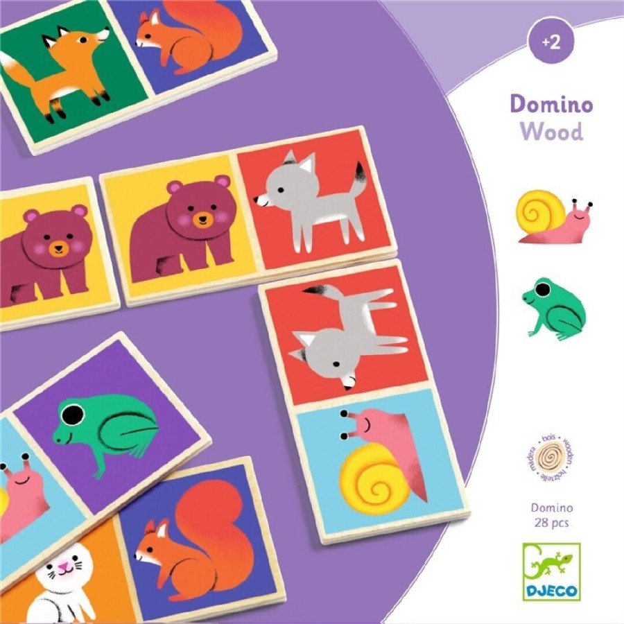 1274 Juegos educativos Domino Wood