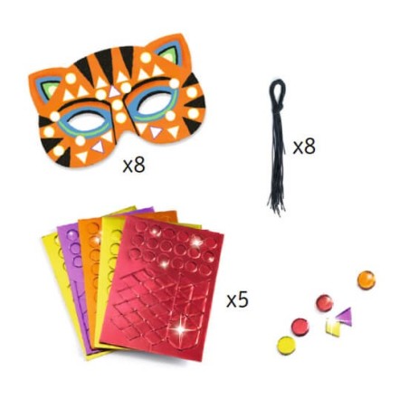 1356 DIY Máscaras para decorar Animales de la