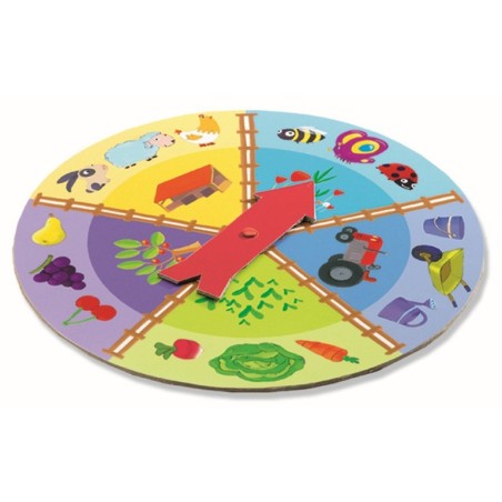 1392 Educativos Tactilo loto granja