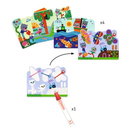 1446 Colorea mágico Escondido en el Jardín