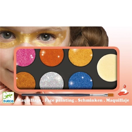 1481 Estuche de maquillaje paleta 6 colores e