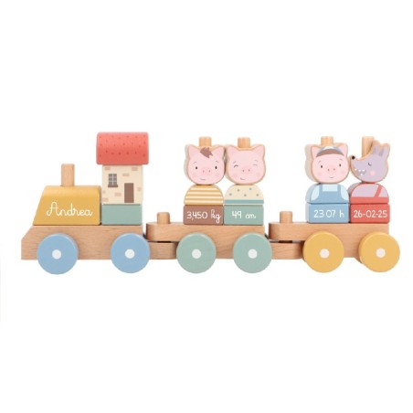 1612 Tren Little Pigs Family
