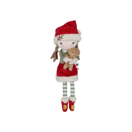 1638 Rosa Muñeca Blandita Navidad Little Dutc