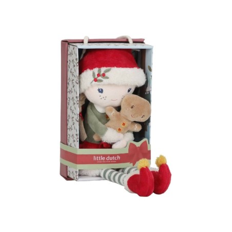 1639 Rosa Muñeca Blandita Navidad Little Dutc
