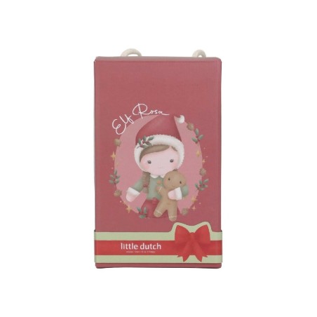 1640 Rosa Muñeca Blandita Navidad Little Dutc