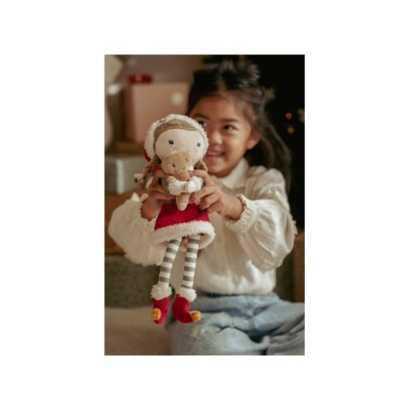 1641 Rosa Muñeca Blandita Navidad Little Dutc
