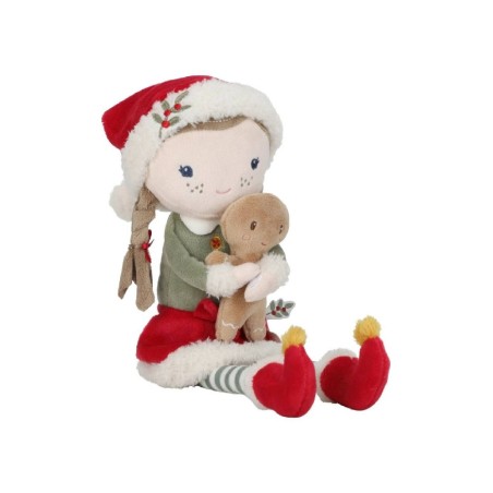 1643 Rosa Muñeca Blandita Navidad Little Dutc