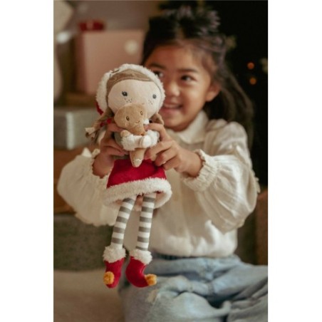 1644 Rosa Muñeca Blandita Navidad Little Dutc