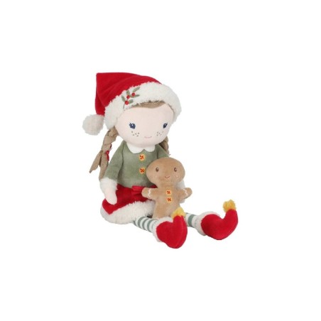1645 Rosa Muñeca Blandita Navidad Little Dutc