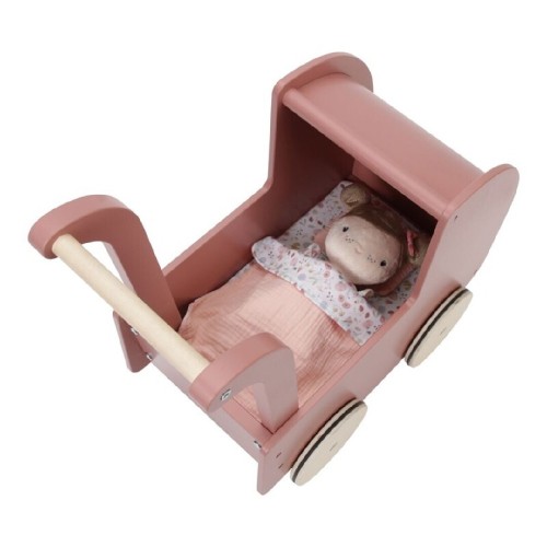 170 Carrito Con Textil Y Muñeca FSC Little D