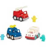 1705 Set de 3 mini vehículos emergencias