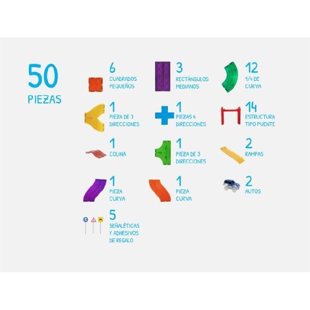 1838 Imanix Pista de Carreras 50 pzas.