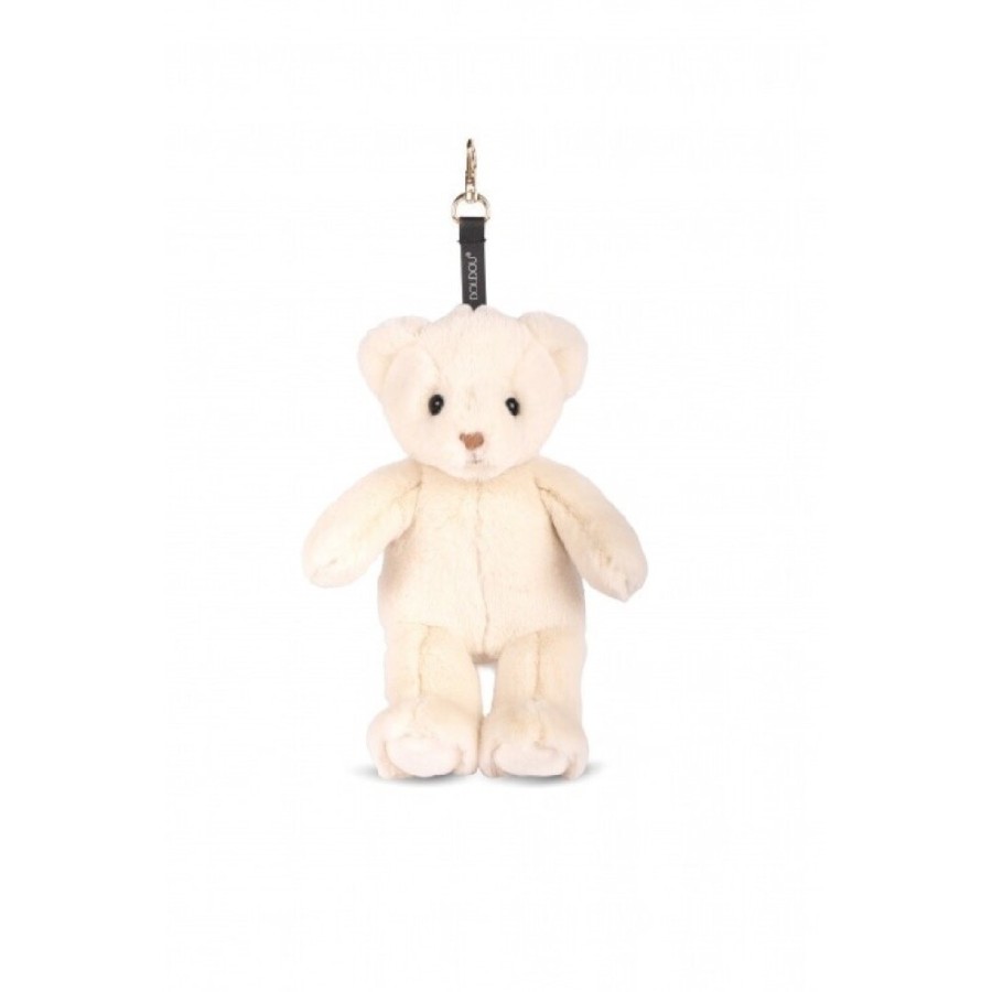 1864  Decoración para bolso osito marfil 1864  Decoración para bolso osito marfil