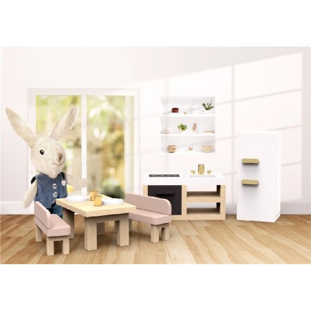 1867 Cocina Casa de Muñecas + 1 Personaje