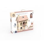 1870 Casita de flores de la familia Rabbit