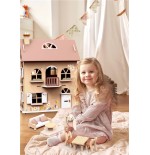 1871 Casita de flores de la familia Rabbit