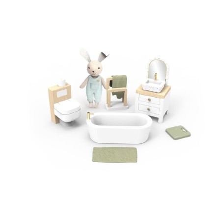 1872 Baño de la Casa de la familia Rabbit + 1