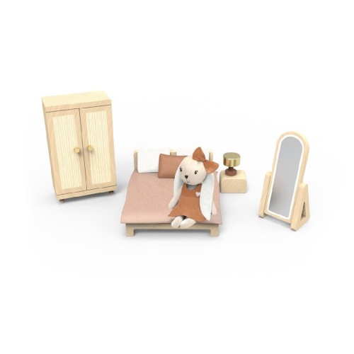 1879 Dormitorio de la Casa de la Familia Rabbit + 1 Personaje