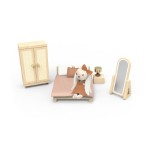 1879 Dormitorio de la Casa de la Familia Rabbit + 1 Personaje