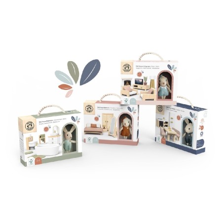 1883 Dormitorio de la Casa de la Familia Rabbit + 1 Personaje