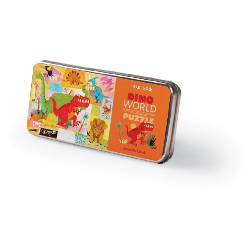 1907 50 piezas lata Puzle Dinosaurio