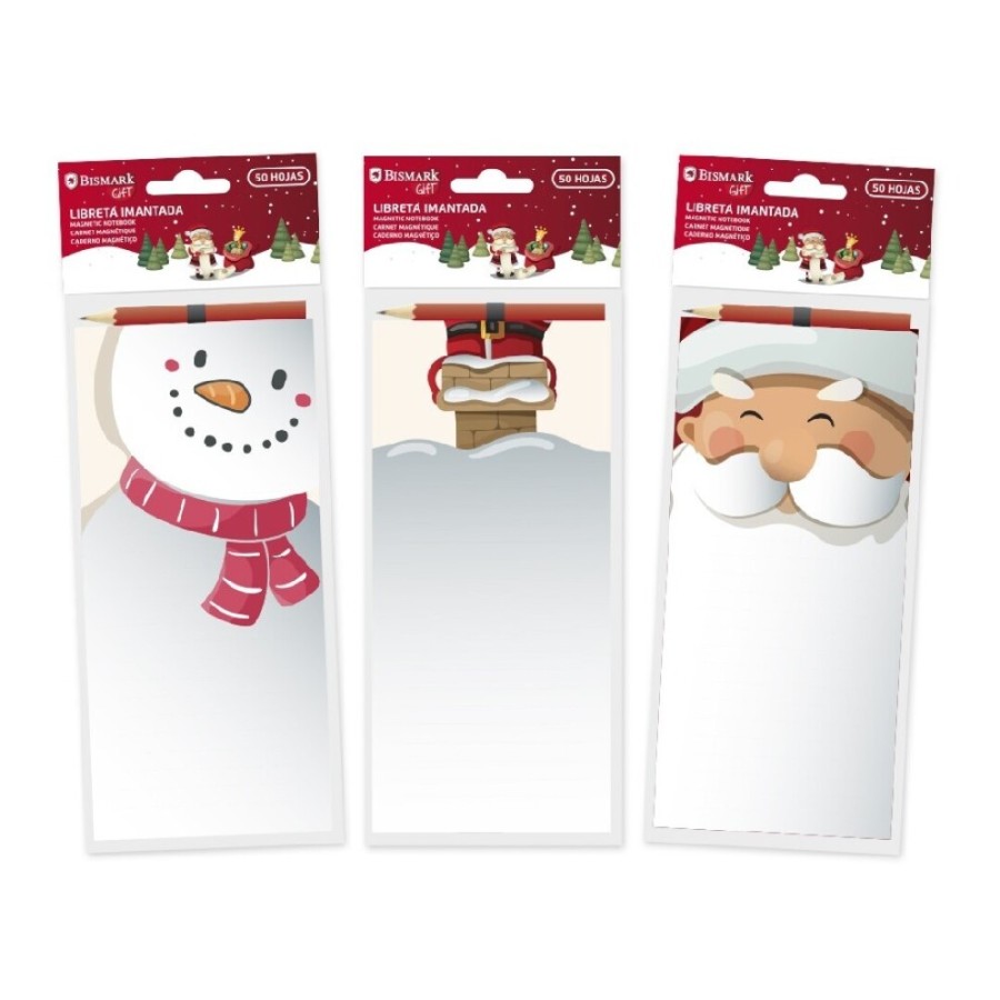 1910 Libreta Imantada Papá Noel con Lápiz  5