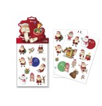 1913 Pegatinas Navidad Papá Noel  2 Hojas