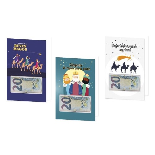 1925 Tarjeta para Regalar Dinero Reyes Magos