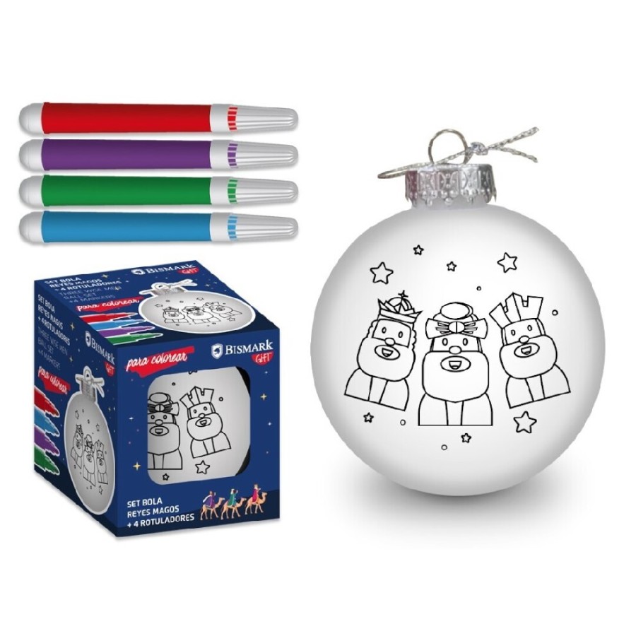 1937 Bola Reyes Magos para Colorear con 4 Min