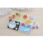 1949 Set de cocina de madera