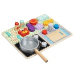 1950 Set de cocina de madera