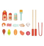 1954 Set de barbacoa de madera