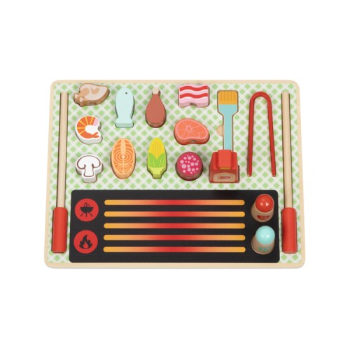 1956 Set de barbacoa de madera