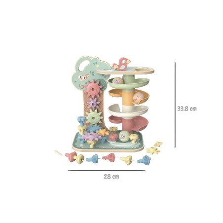 1970 Árbol de actividades de madera