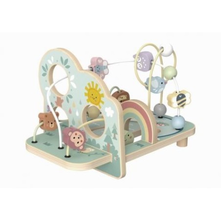 1973 Laberinto de cuentas de madera